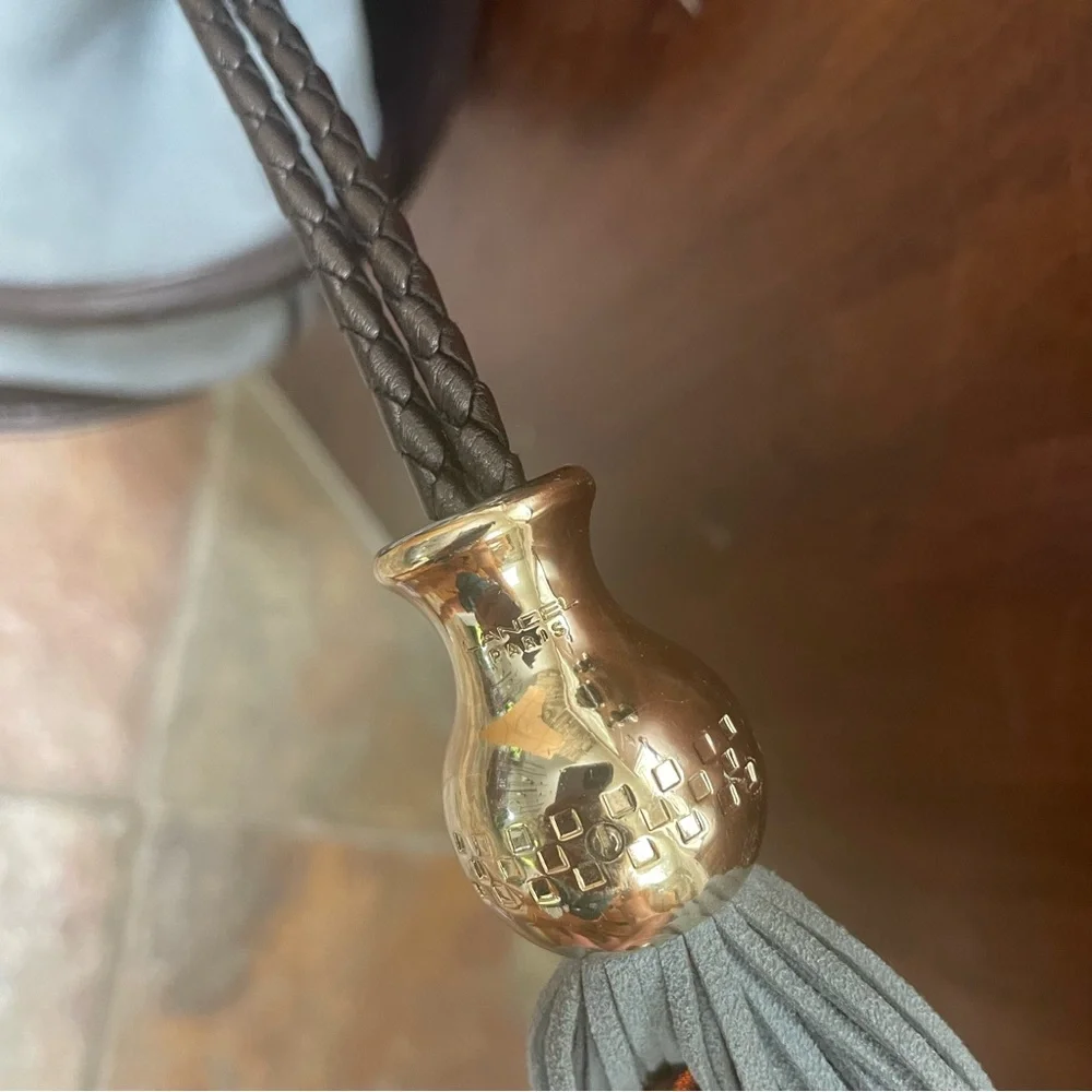 RARE LANCEL PARIS BB Brigitte Bardot bag. Suede blue. - Picture 15 of 16